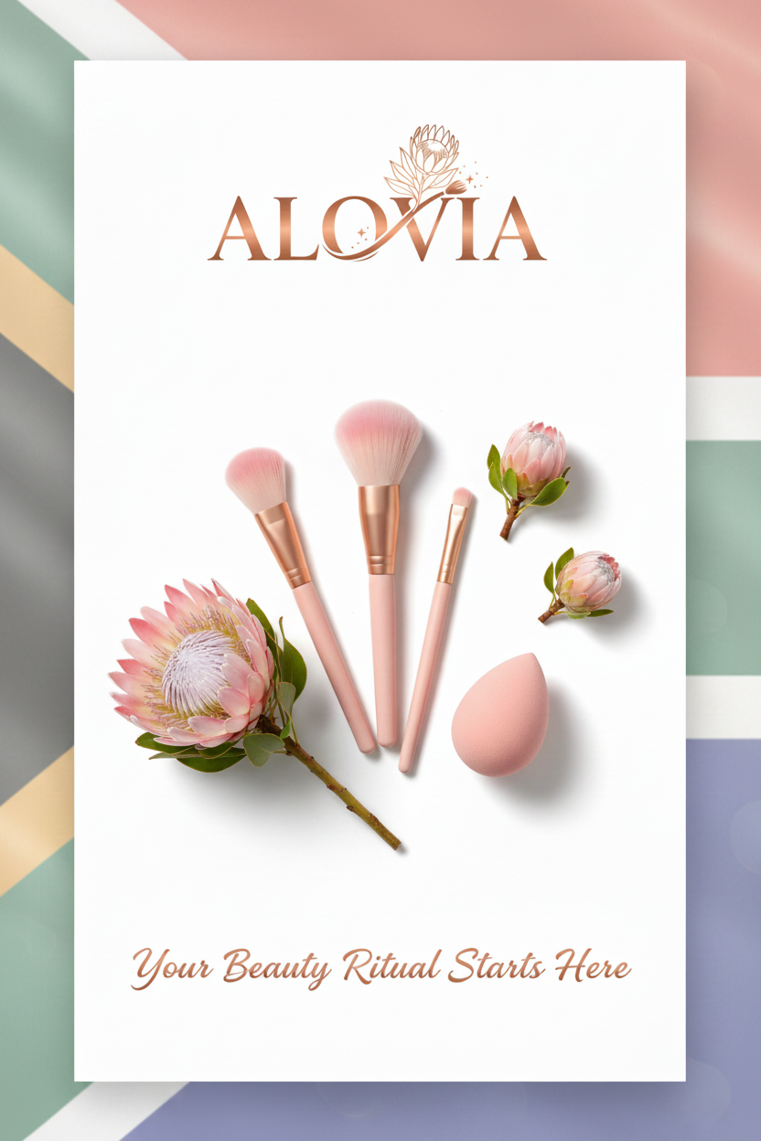 Alovia Slide Rose Gold SA Flag