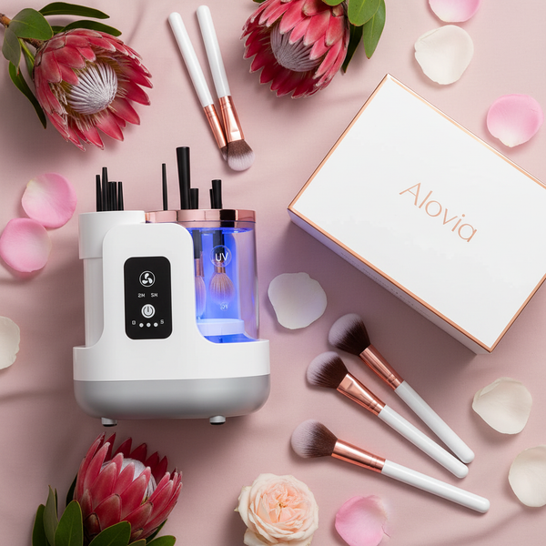Alovia UV Flat Lay
